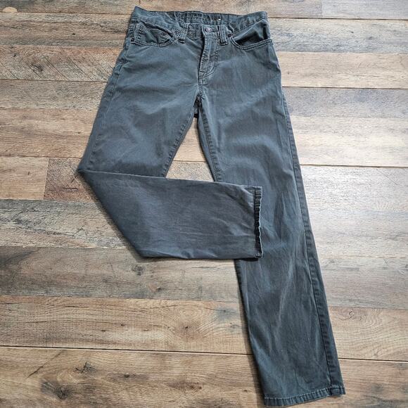 American Eagle Outfitters Denim - American Eagle Outfitters AEO Slim Straight Gray Denim Skinny Jeans 26/28